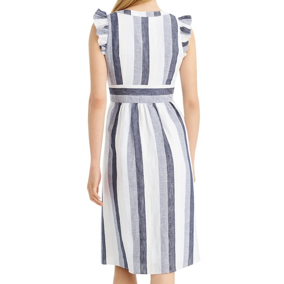 J.Crew Point Sur Ruffle Sleeve Dress - Picture 2 of 6